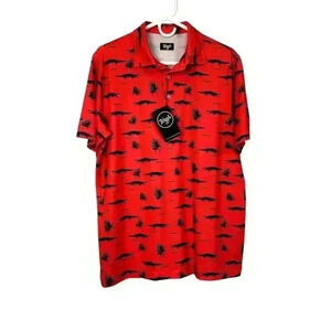 NWT Men's Chubbs Waggle Size Large Golf Polo